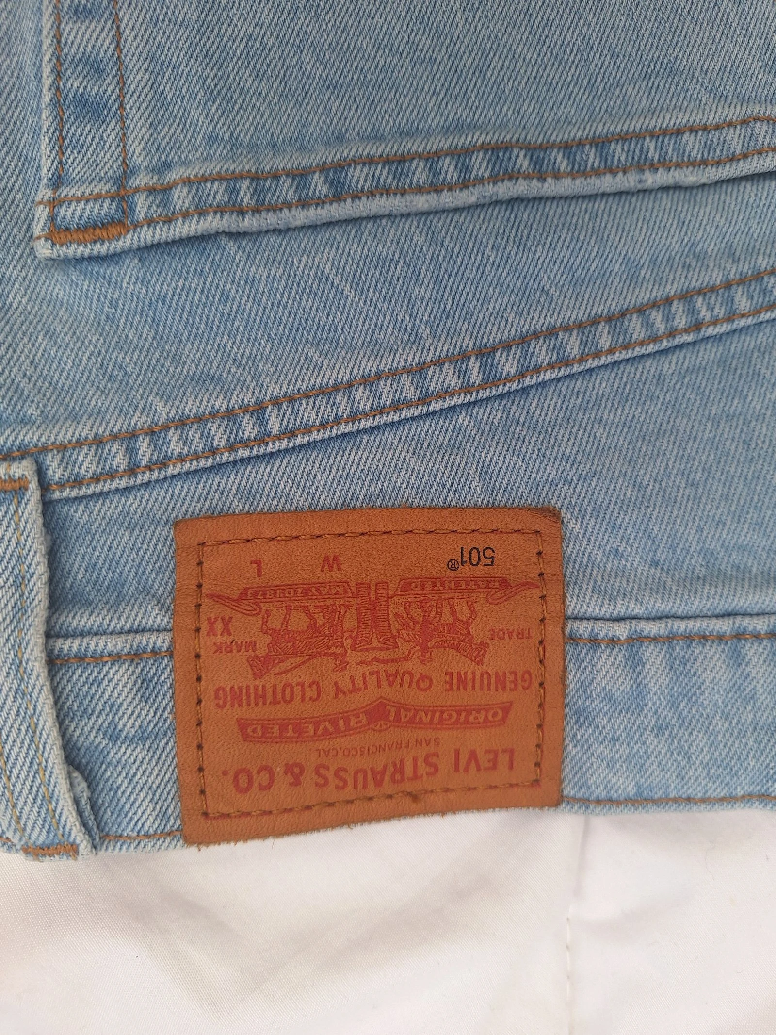 Levi's jeans shorts light blue size W29 – photo 7
